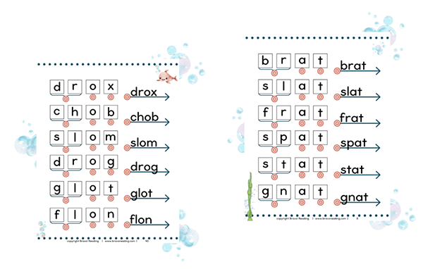 Level 4 of the Bravo! Reading Program helps kids sound out words with consonant blends.