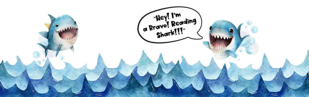 Your child can become a reading shark by using Bravo! Reading's decoding activities.