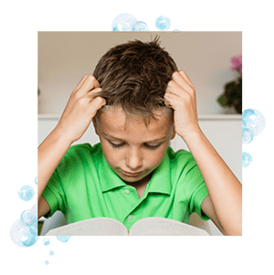 Kids struggle to read and decode words when they are given too much information too soon. 