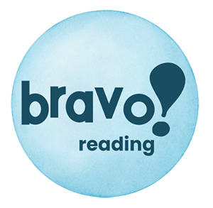 Bravo! Reading logo. Learn about how our story and how we can help children with dyslexia overcome reading challenges.