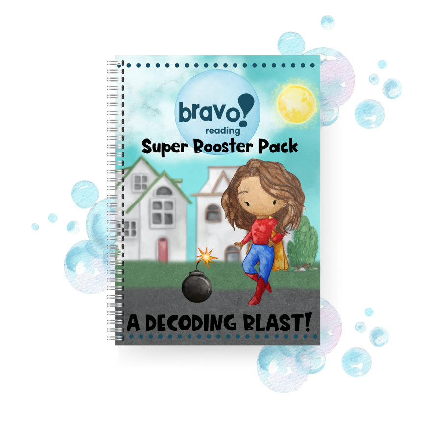 The Bravo! Super Booster Pack helps kids with dyslexia sound out words.