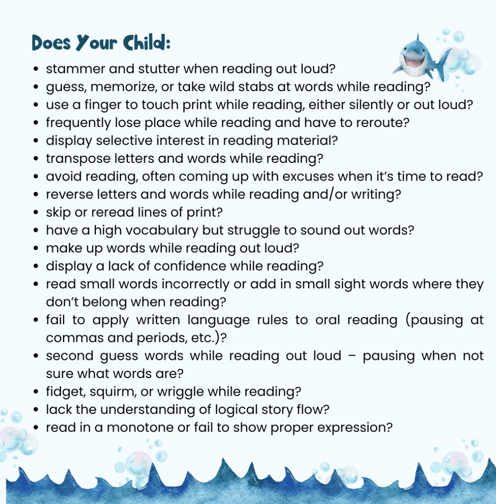 A chart showing how the Bravo! Bundle can help your child overcome dyslexia reading challenges.